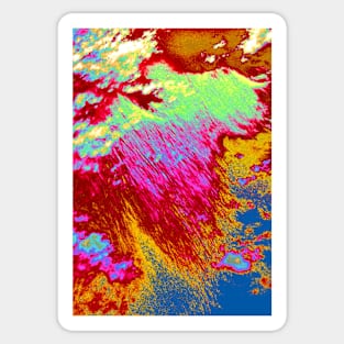 Abstract cloudscape Sticker